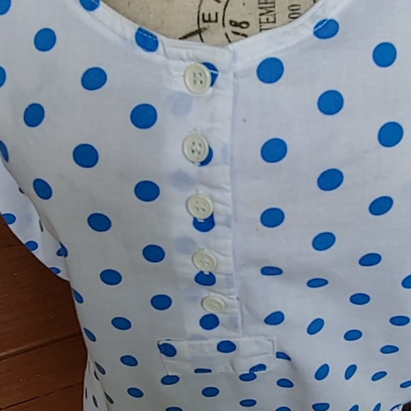 Blue Cabana blouse. - Picture 2 of 5